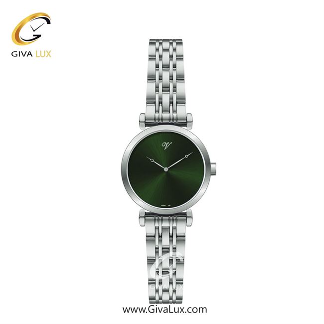 ساعت مچی اورجینال زنانه ویولت VIOLET نقره ای | نقره ای| سبز یشمی تیره| کد رفرنس 0599